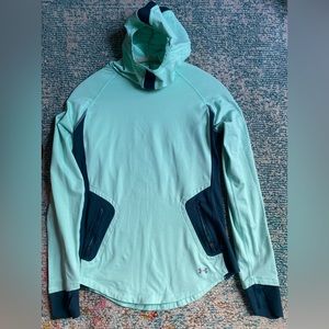 Under Armour Coldgear Funnel Neck Hoodie Pullover Womens Small